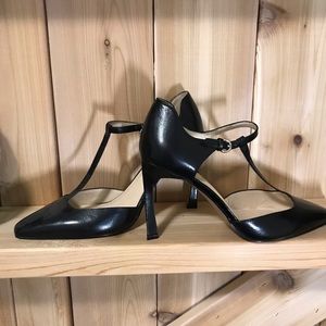 Nine West black high heels size 9M